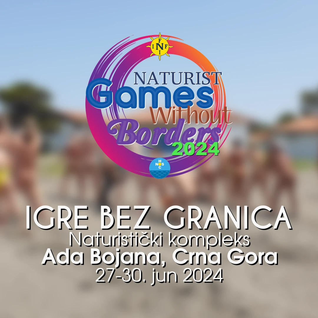 Organizujemo međunarodne naturističke Igre bez granice 2024 na Adi Bojani u Crnoj Gori