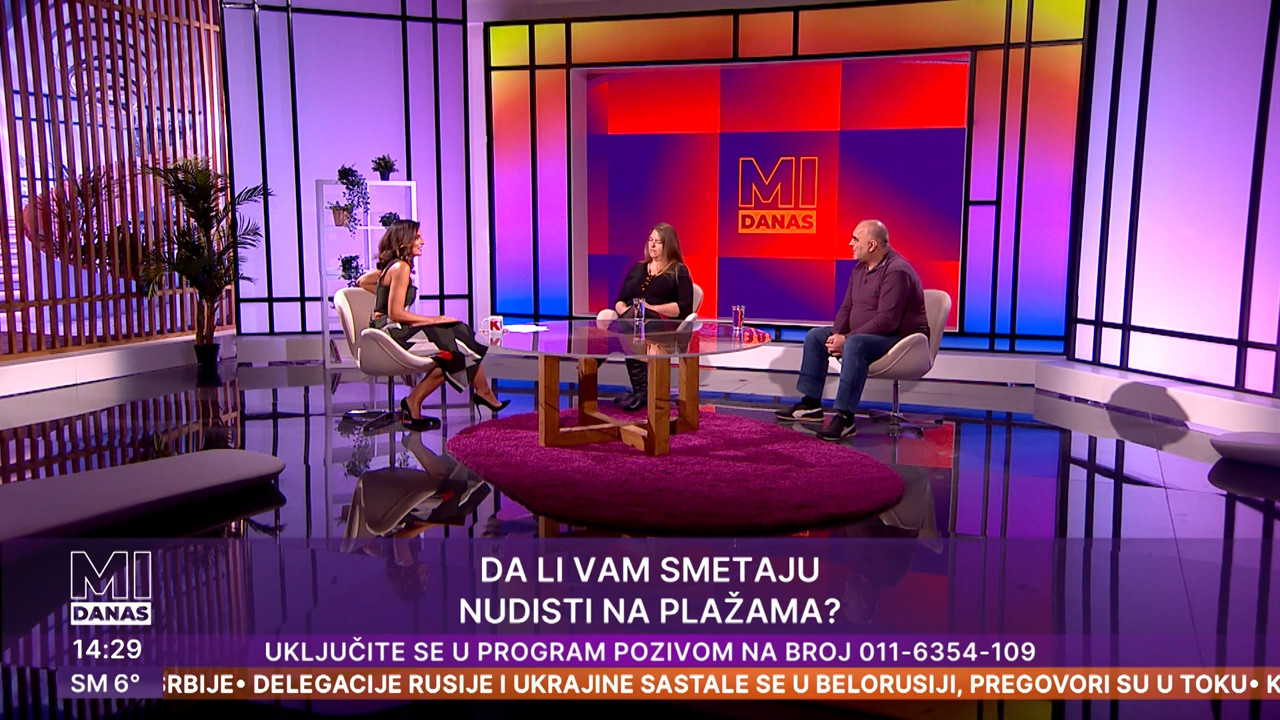 Gostovanje predsednika NOS i ZDNS u emisiji "MI DANAS" televizije TV K1