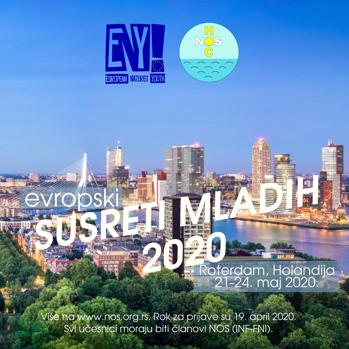 Evropski susreti mladih 2020. u Holandiji - OTKAZANO