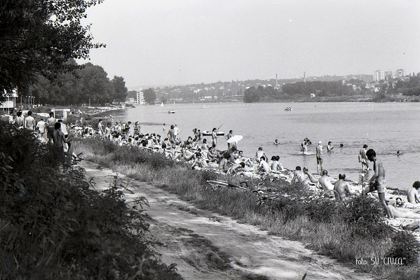 Ada Ciganlija 1983. godina, Foto: SV "CIVLA"