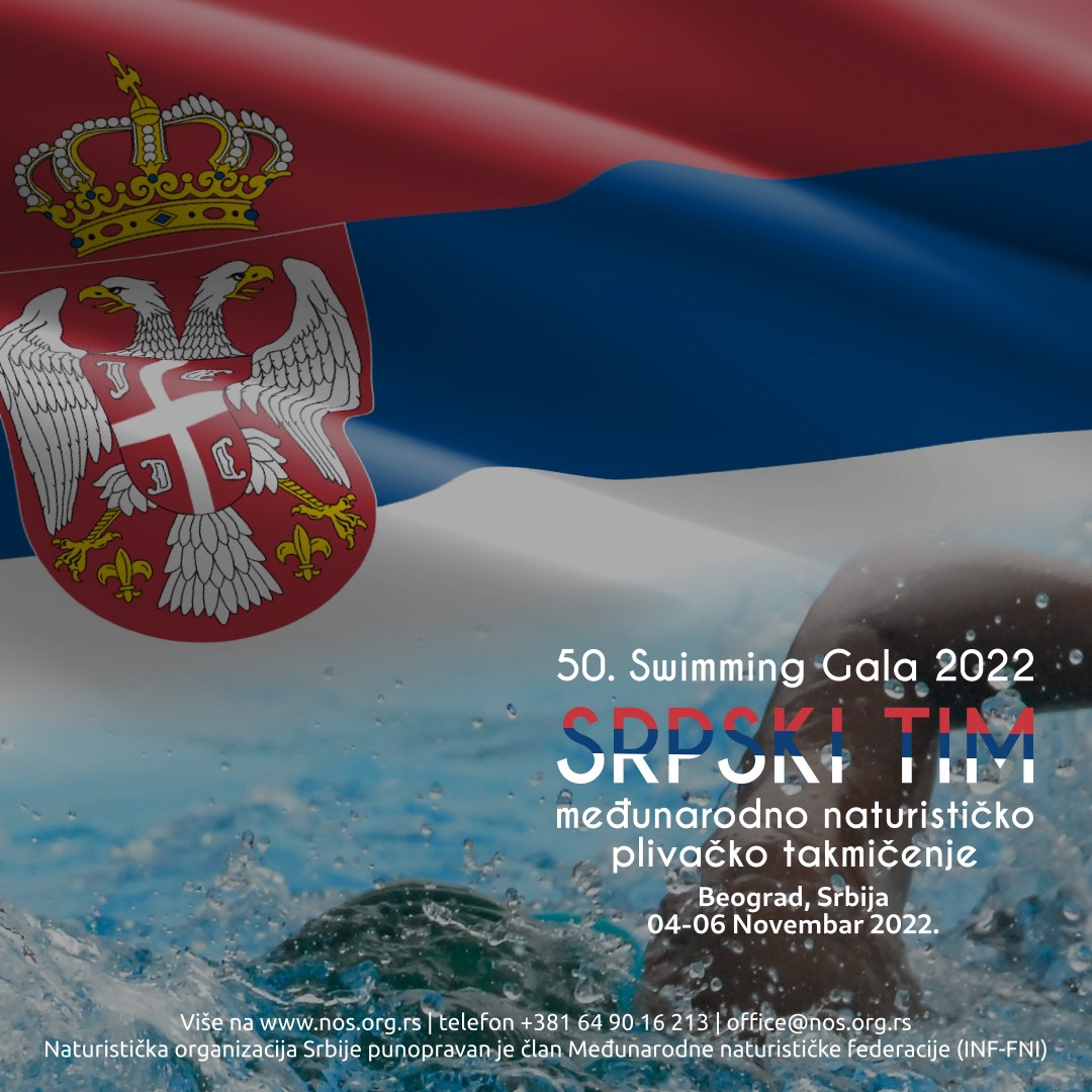 Budi deo srpskog tima na naturističkom plivačkom takmičenju Swimming Gala 2022 u Beogradu