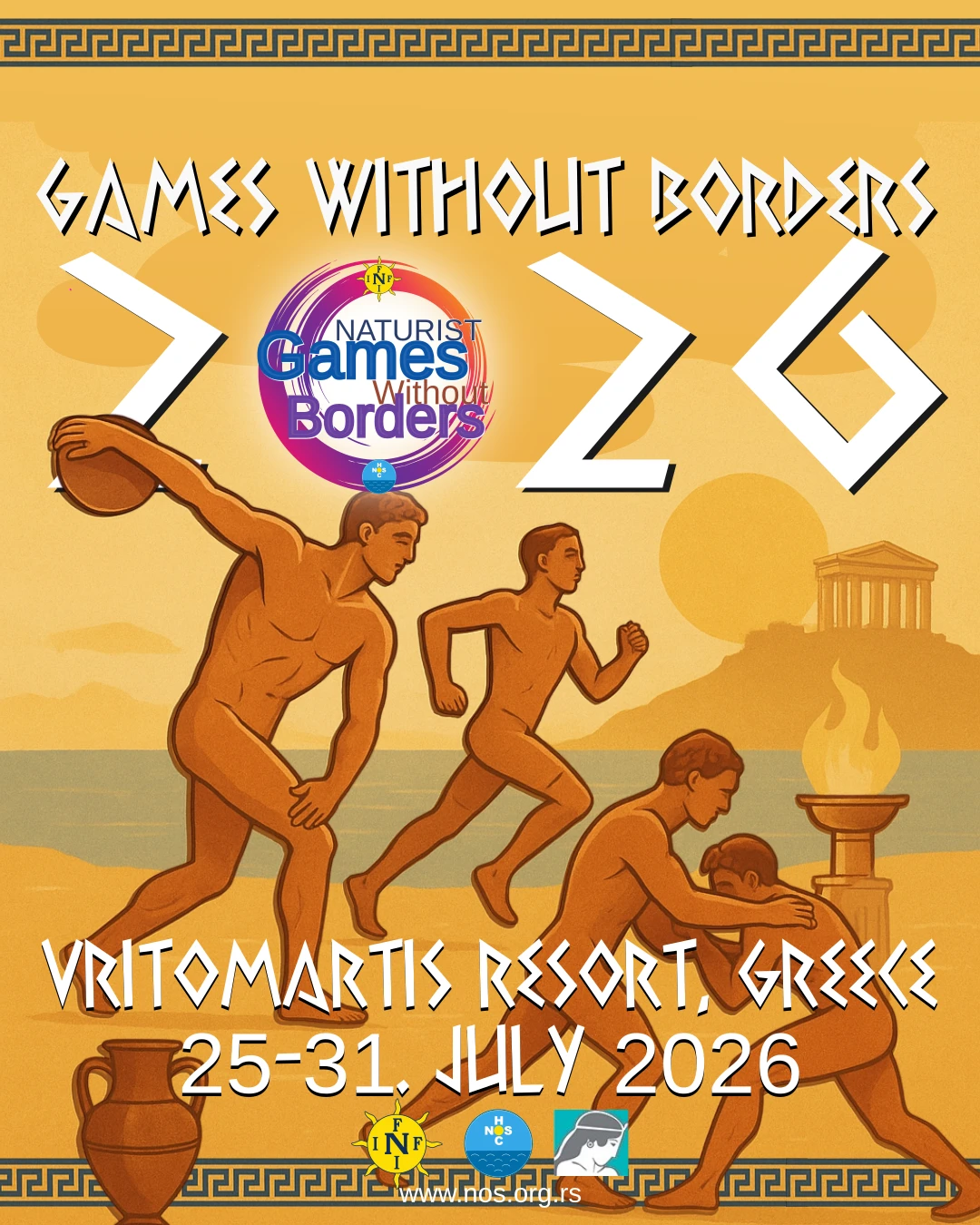 The same spirit, a new legend: The Naturist Games Without Borders 2026 are moving to Greece!