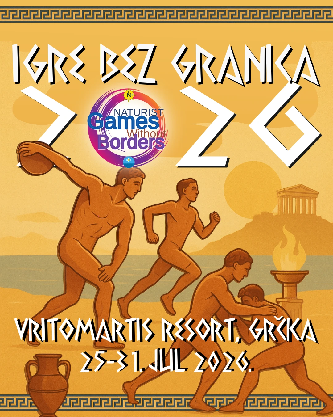 Stari duh, nova legenda, naturističke Igre bez granica 2026. sele se u Grčku