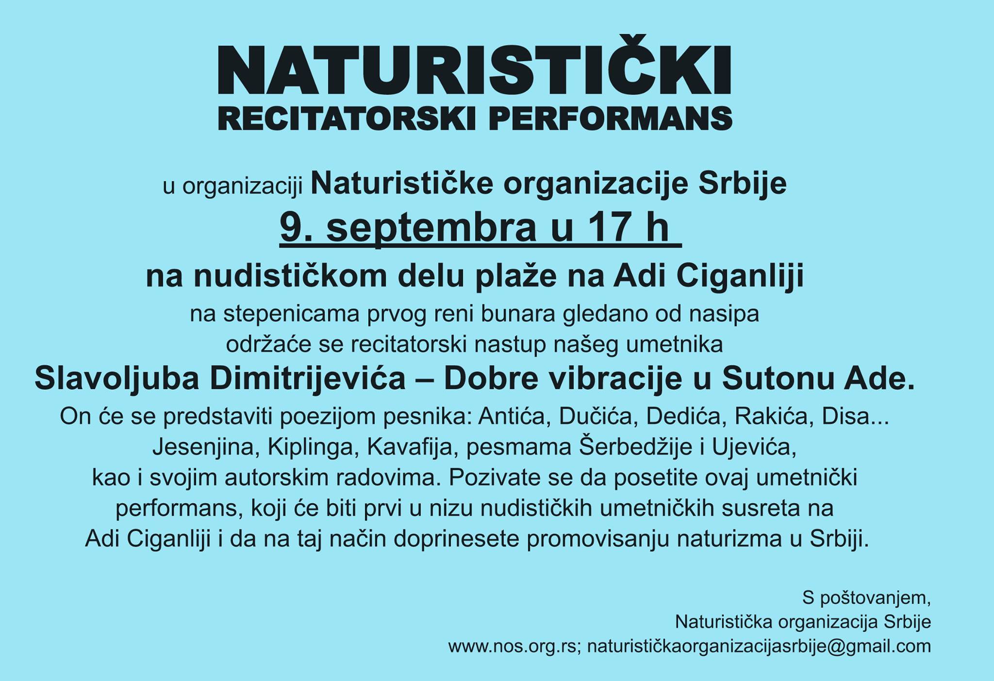 Naturistički recitatorski performans