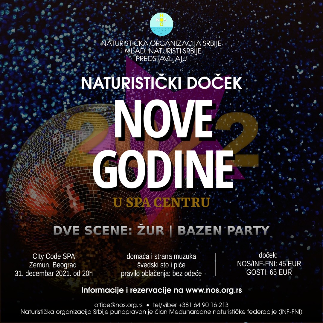 Naturistički doček Nove godine 2022