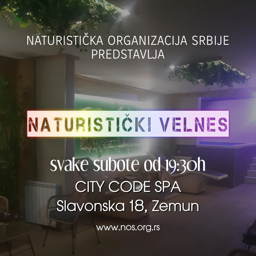 Redovni naturistički termini u spa centru u Beogradu