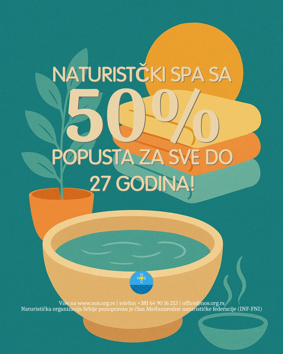 Celebrates you! ULAZ U spa centar sa 50% popusta za sve do 27. godina!