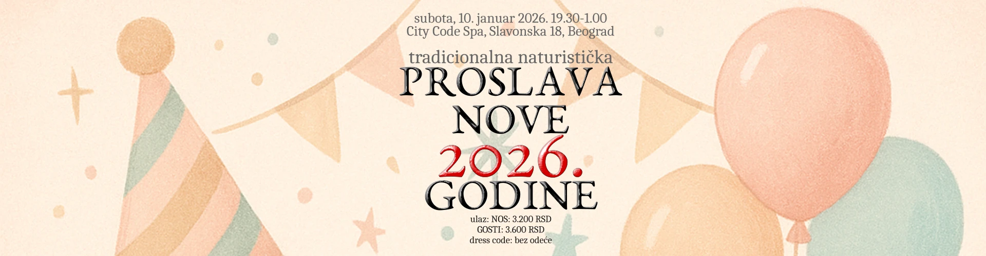 Proslava nove godine 2026